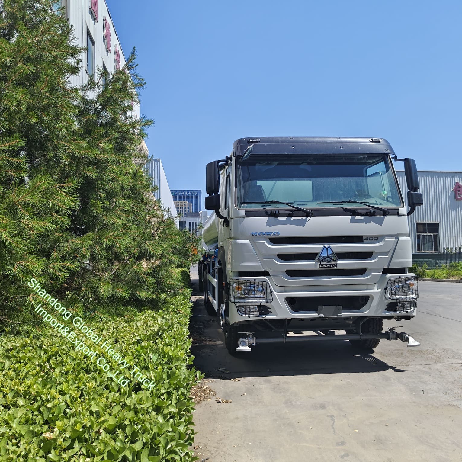 HOWO 6*4 400HP تانک آب بازسازی شده کامیون اسپریکر کامیون 6*4 تانک آب