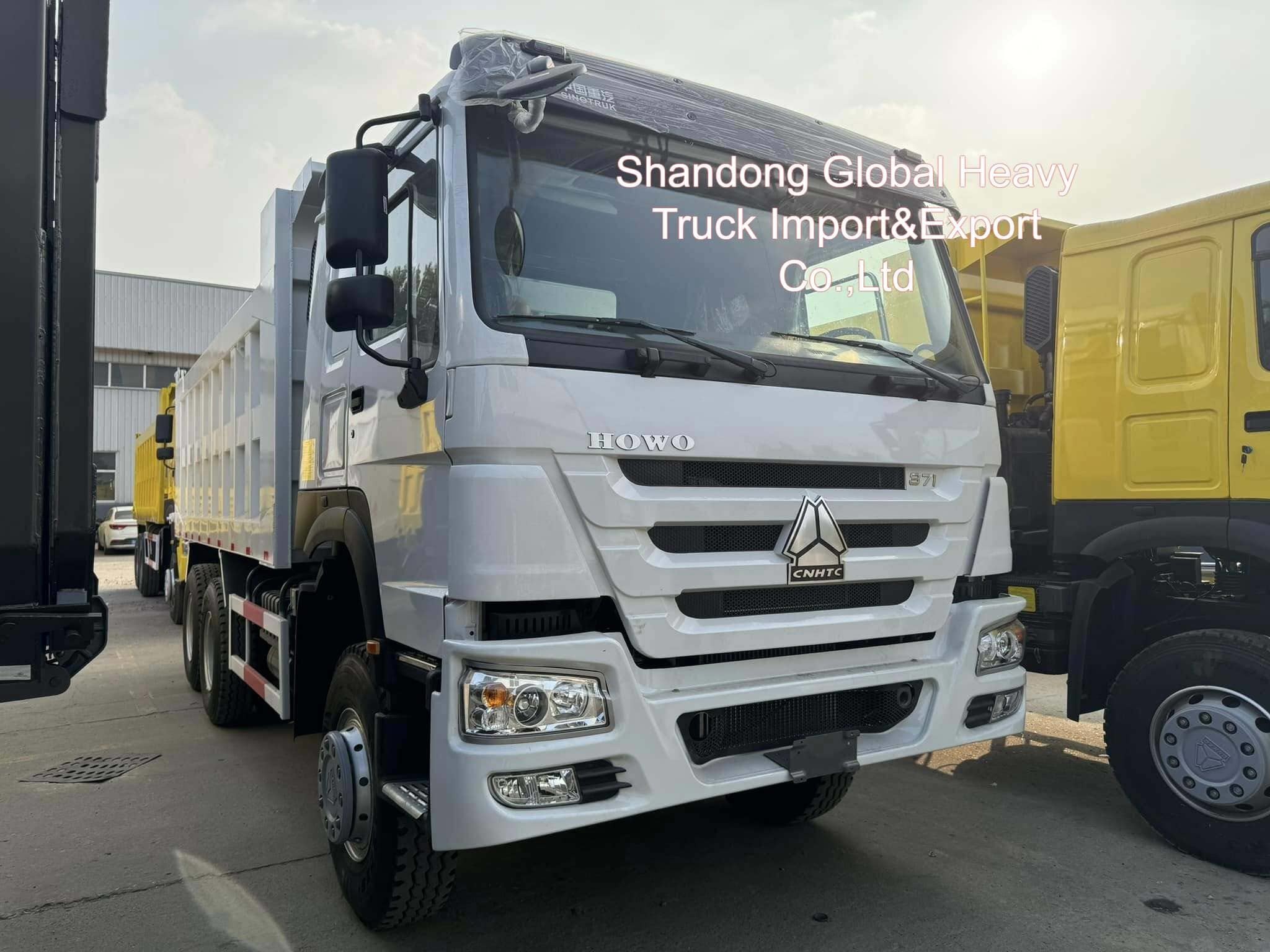 کامیون کمپرسی جدید سینوتراک HOWO 6X4 371 10 چرخ 40 تن کمپرسی با قیمت پایین