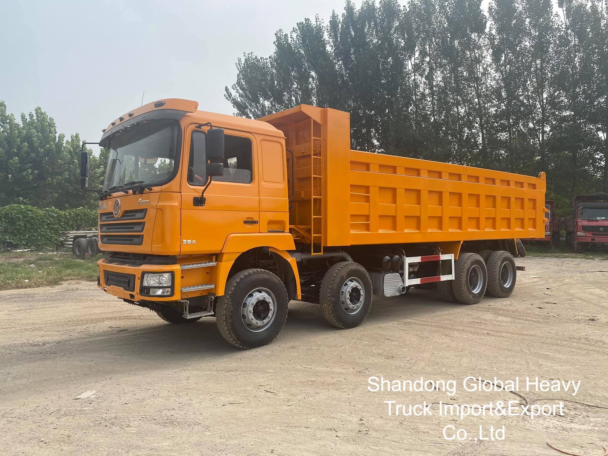 کامیون های کمپرسی شاکمن 8*4 12 چرخ F3000 X3000 دست دوم