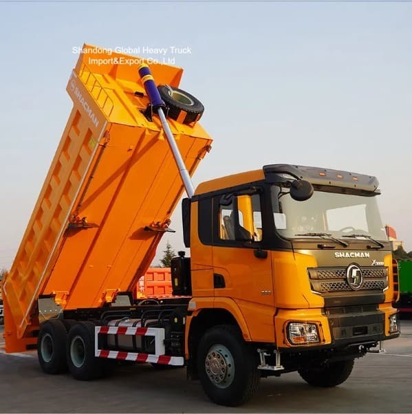 کامیون های کمپرسی شاکمن 8*4 12 چرخ 380 اسب بخار F3000 X3000 f2000 با کیفیت بالا و دست دوم