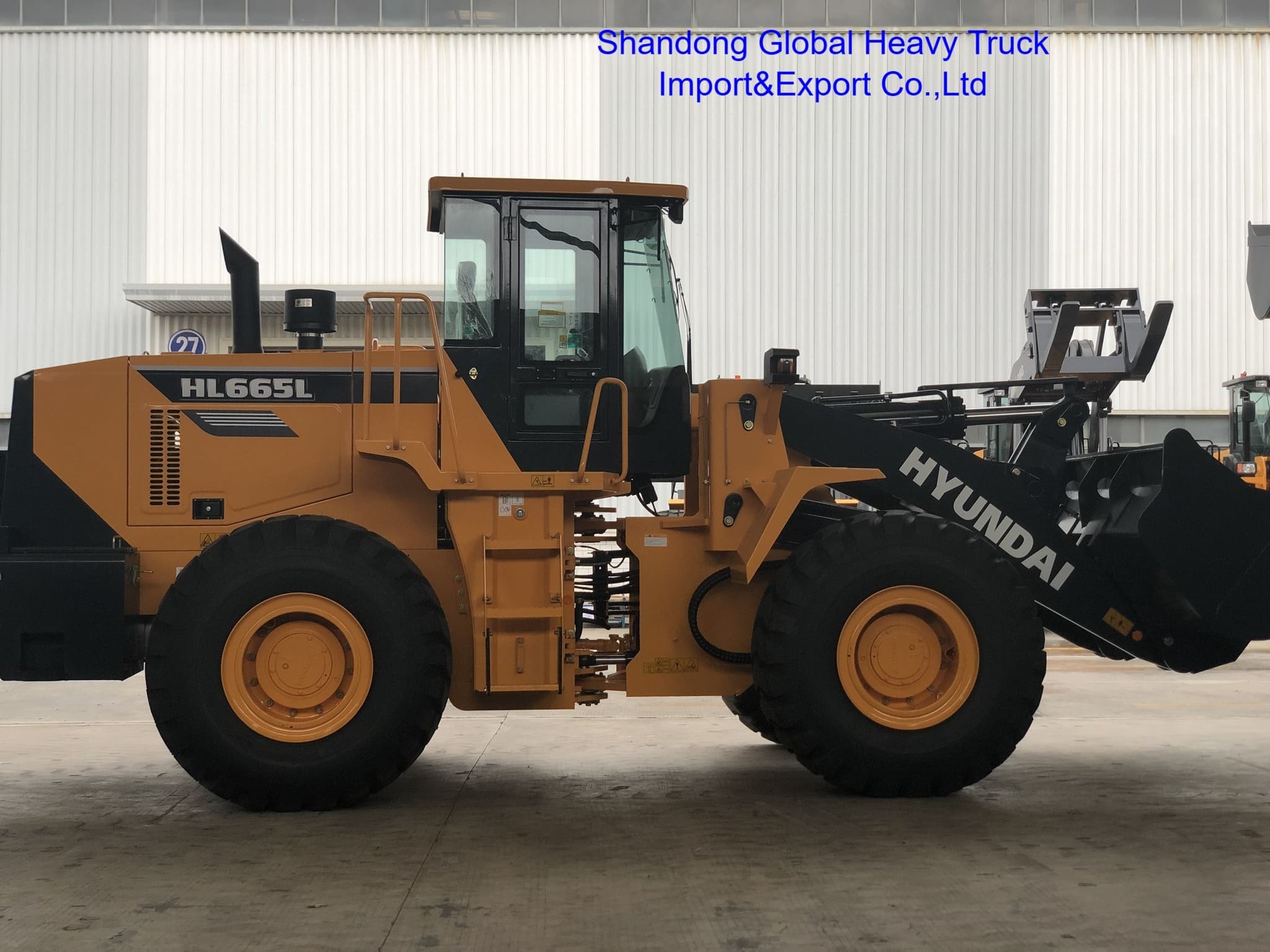 بارگذاری جلو Hl665L Hl660L بارگذاری چرخ 5 تن با گیرنده هیدرولیک مکانیکی