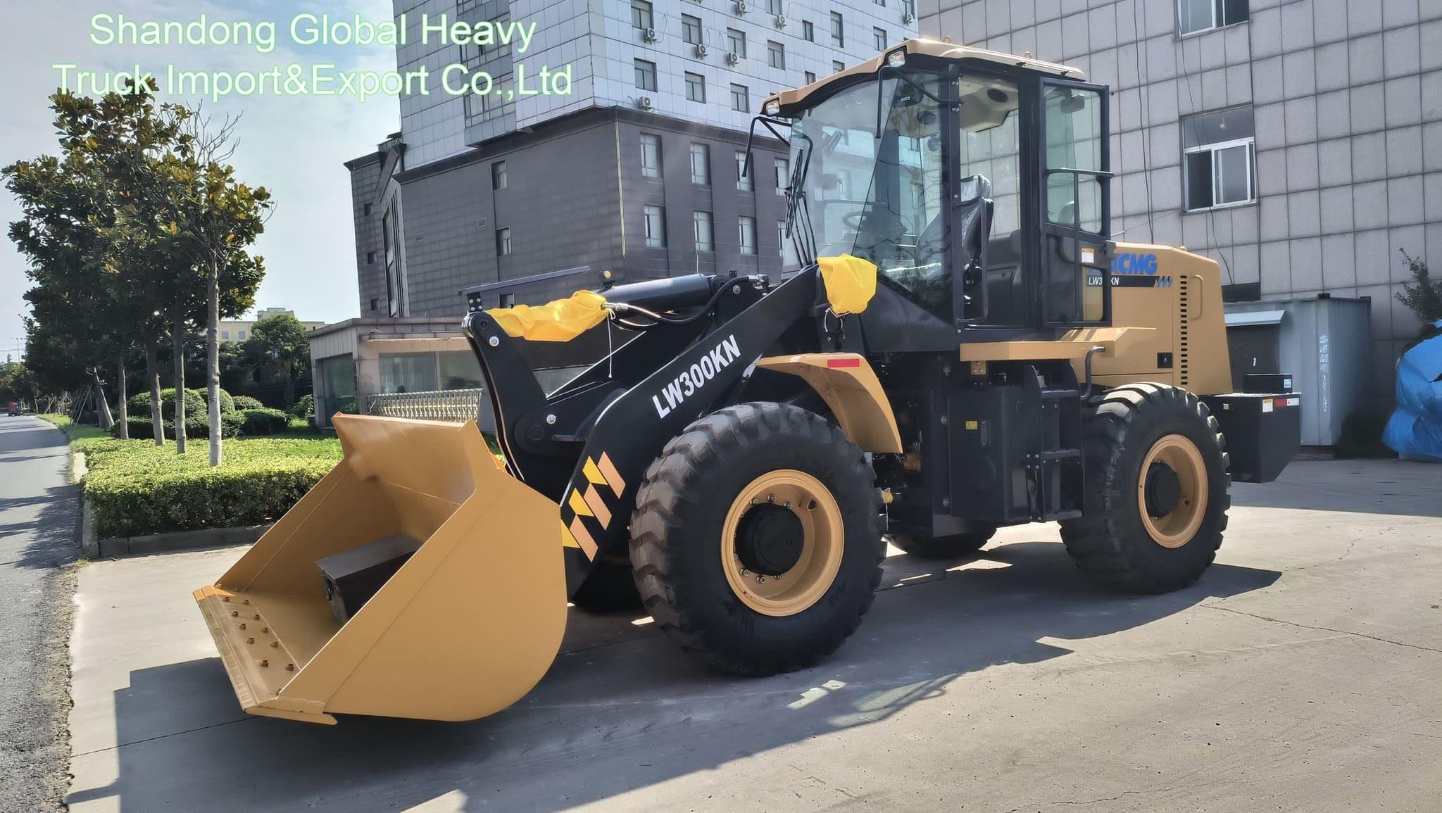 لودر چرخ دار قدرتمند XCMG 3 تنی LW300kN تجهیزات خاکبرداری لودر چرخدار لودر بیل لودر خاکبردار