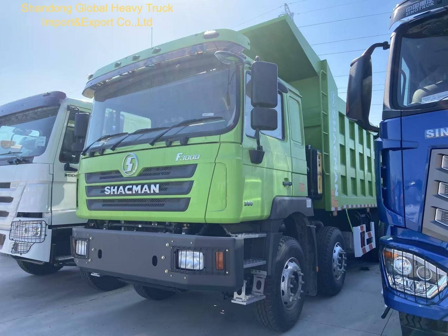 شاکمن F3000 8×4 12 چرخ سنگین وظیفه کامپری با 35-40 تن بار مفید و 25-30 m3 ظرفیت