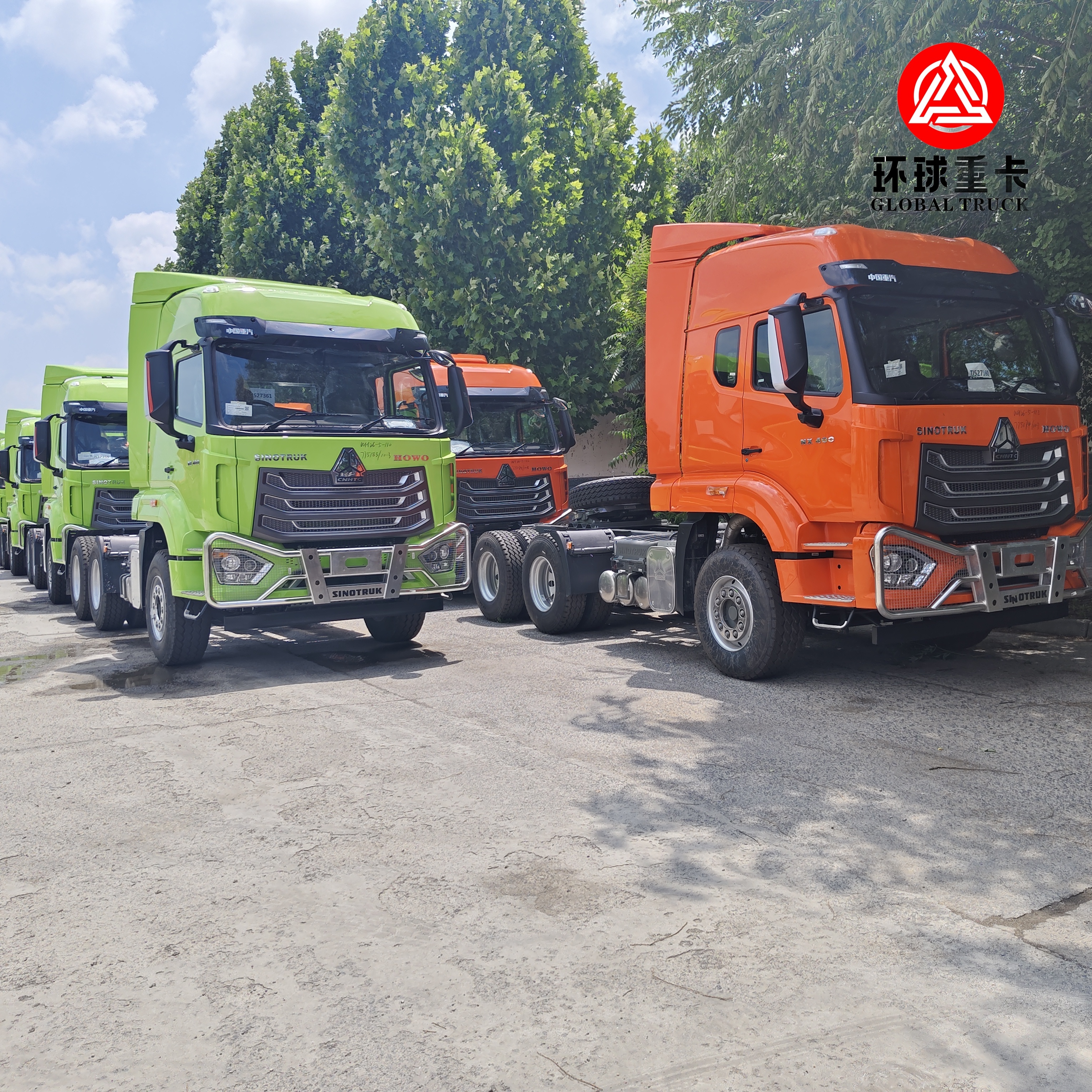 ماشین جدید HOWO NX 6x4 تراکتور کامیون 400HP موتور دیزل موتور اصلی برای تدارکات سنگین