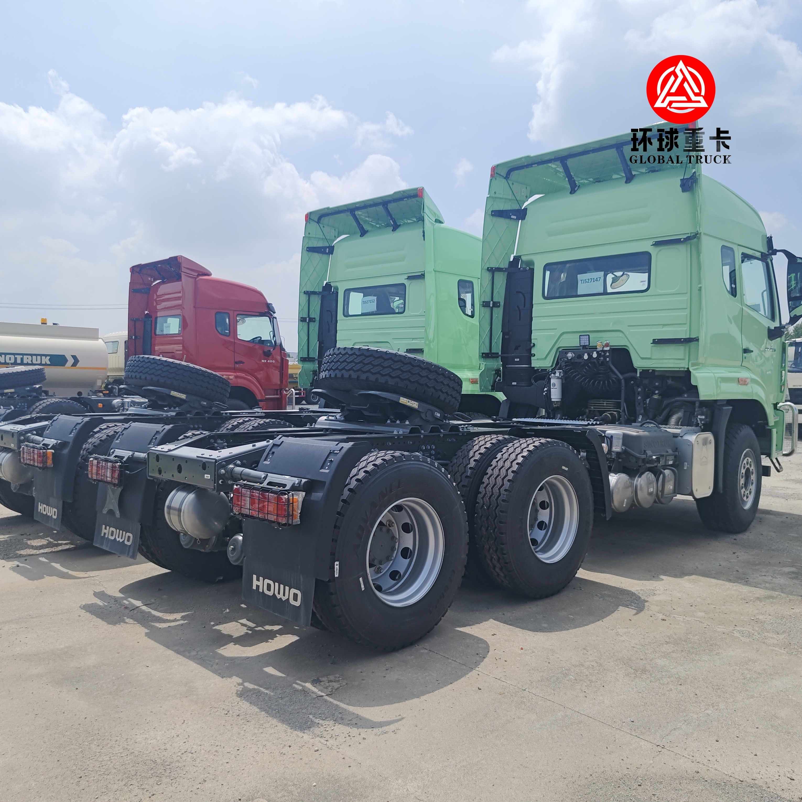 سینوتروک کاملا جدید HOWO NX 430HP 6x4 درایو تراکتور سنگین کامیون Prime Mover برای بازار آفریقا