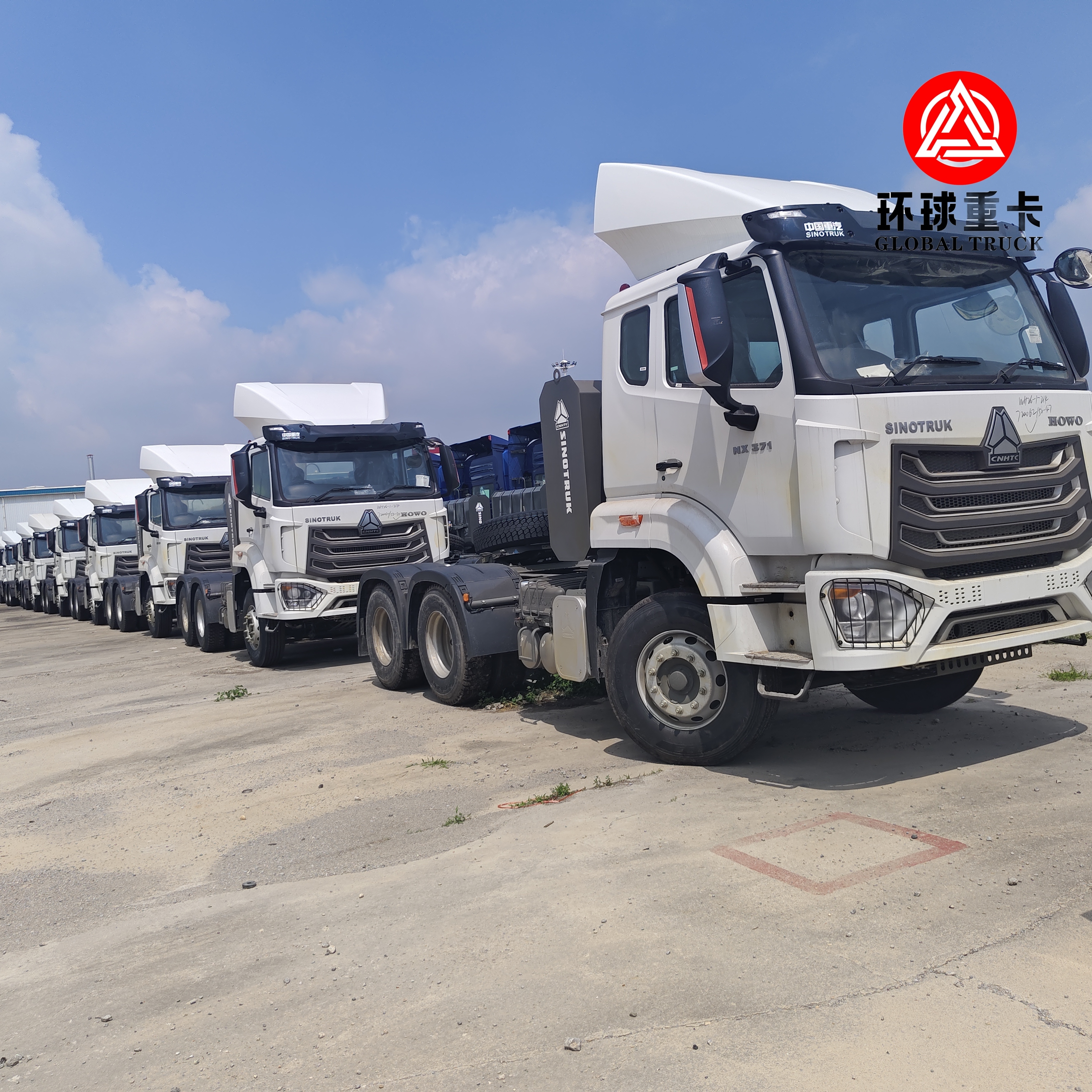 کامیون تراکتور کاملاً جدید Sinotruk HOWO NX 6x4 400HP برای حمل و نقل محموله های سنگین و کانتینری