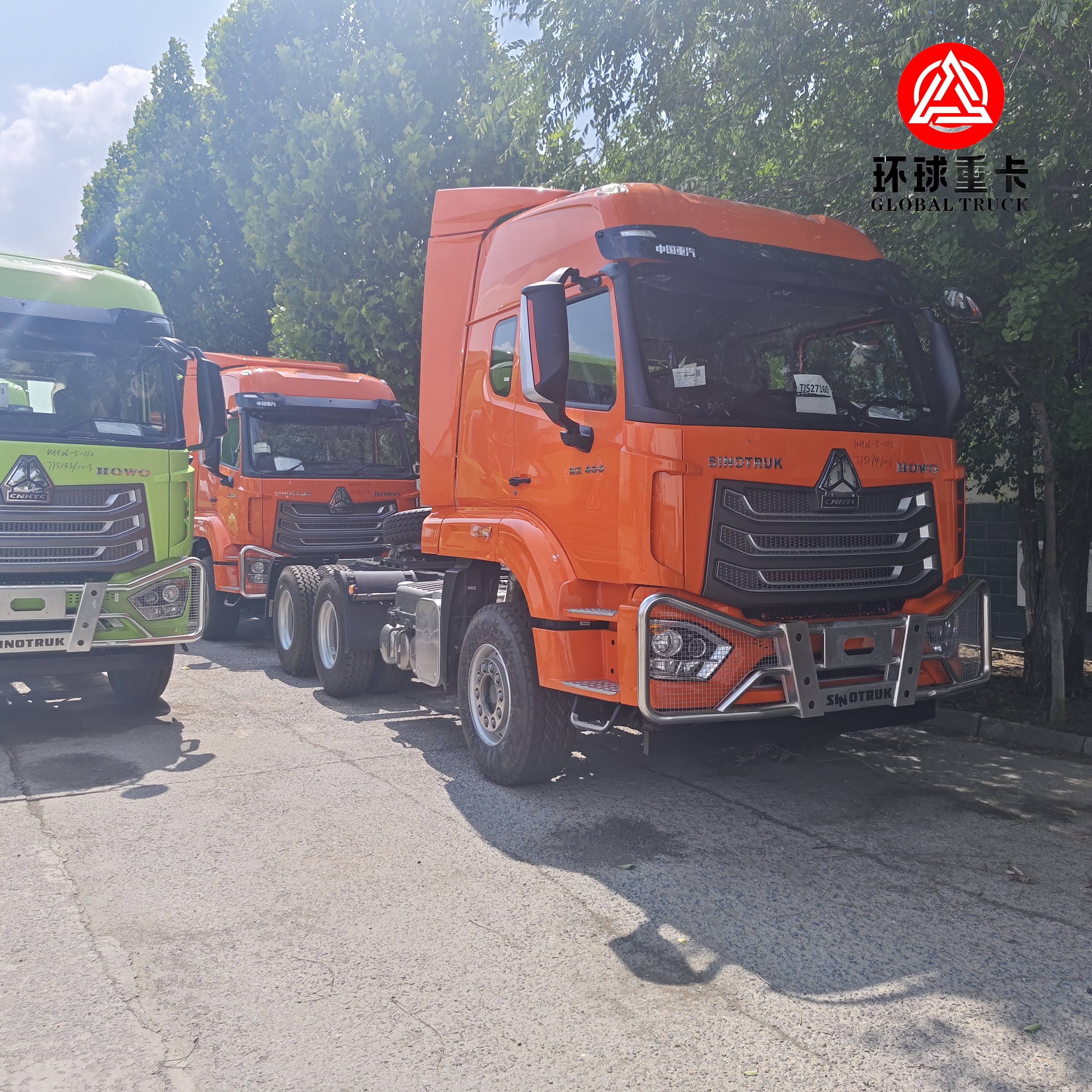سینوتروک جدید HOWO NX 400HP 6x4 تراکتور سنگین کامیون اصلی برای حمل و نقل بین المللی