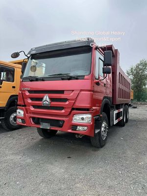 کیفیت خوب 371HP 375HP 6*4 10 چرخ استفاده شده HOWO کامیون زباله