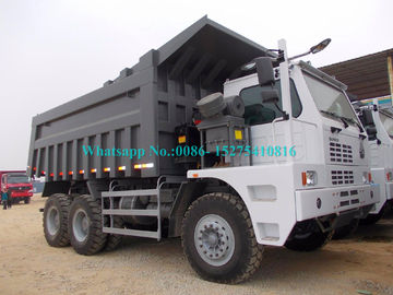 Sinotruck HOWO معدن کامیون کمپرسی 70tons 6 * 4 371HP کامیون تخلیه خارج از جاده ZZ5707S3840AJ