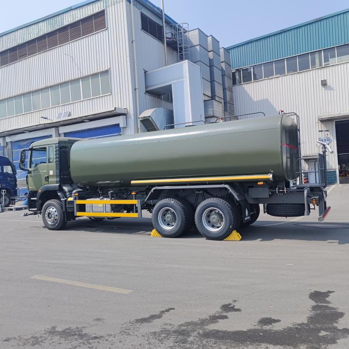 HOWO TX 6×4 Water Tank Truck front view showing robust chassis and spraying system